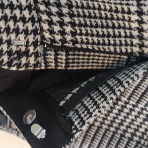 Dance & Marvel Black & White Houndstooth Fringed Pants - Picture 5 of 16